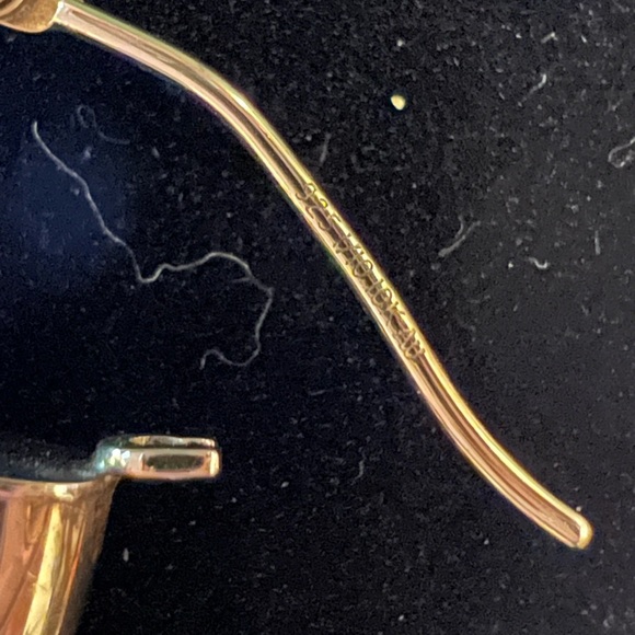 10K Vermeil 925 Gold Fill Hollow Hoop Earrings - Picture 4 of 6